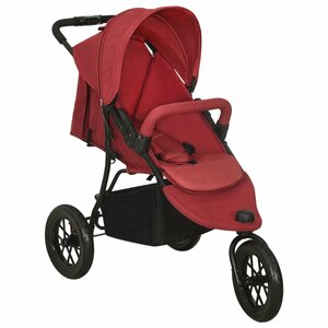 Kinderwagen Staal Rood