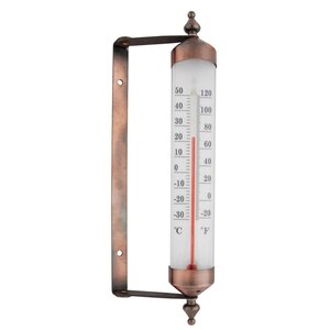 Esschert Design Raamthermometer 25 Cm Th70 Lichtgrijs