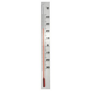 Nature Wandthermometer 3,8X0,6X37 Cm Aluminium