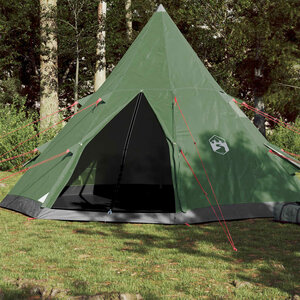 Tent 4-Persoons 367X367X259 Cm 85T Taft 1 Groen