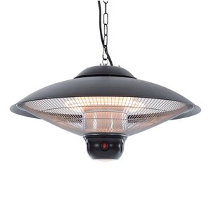 Sunred Hangende Verwarmer Sirius 2100 W Halogeen Ce09B Zwart