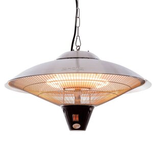 Sunred Hangende Verwarmer Sirius 2100 W Halogeen Ce09 Zilver