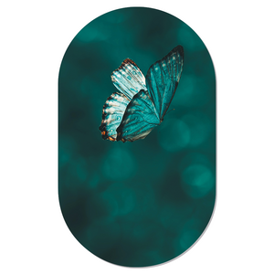 Muurovaal Butterfly M - 90 x 55 cm