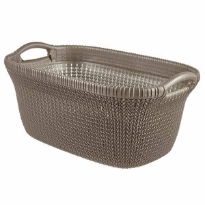 Curver Wasmand Knit 40 L Metallic 1 Bruin