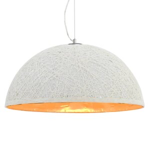 Hanglamp E27 Ø50 Cm Wit En Goud 1 Ø 50 cm