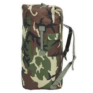 Sporttas Legerstijl 85 L Camouflage