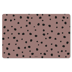 Knutselmat Dots Oudroze 140 x 90 cm XL