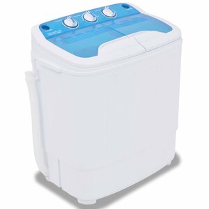 Mini Wasmachine Met Dubbele Trommel 5,6 Kg 5.6 kg