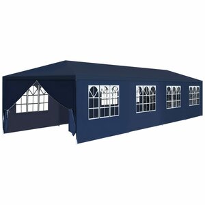 Partytent 3 x 12 m Blauw