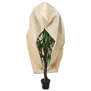 Plantenhoes Met Ritssluiting 70 G/M² 3,4X2,5 M 1 3.14 x 2.5 m Beige