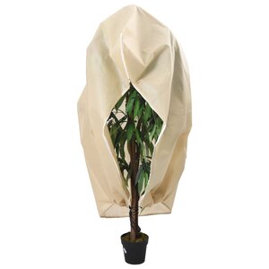 Plantenhoes Met Ritssluiting 70 G/M² 2,36X2 M 1 2.36 x 2 m Beige