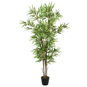 Kunstplant Bamboe 368 Bladeren 80 Cm Groen 14 x 80 cm