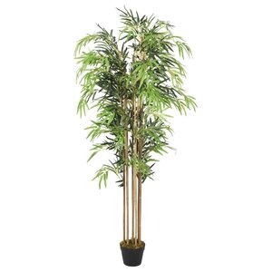 Kunstplant Bamboe 095 Bladeren Groen 150 cm