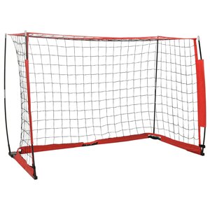 Voetbaldoel 84X9X24,5 Cm Staal 184 x 91 x 124.5 cm