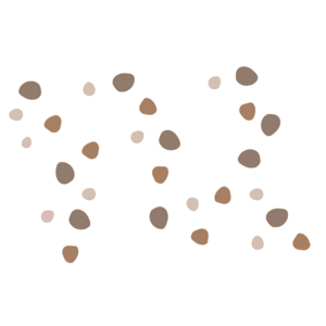 Muursticker Drawn Dots Tint