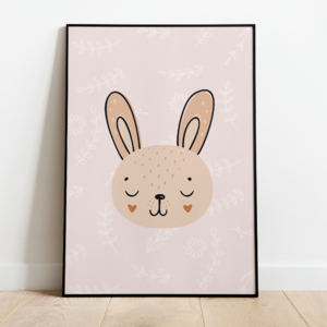 Kinderkamer Poster Bunny A4