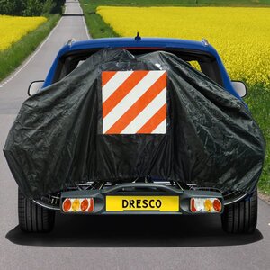 Dresco Fietshoes Voor 2 Fietsen Elastisch Zwart 150 x 74 x 123 cm