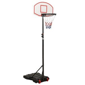 Basketbalstandaard 216-250 Cm Polyetheen Wit