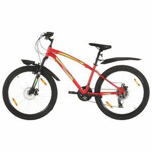 Mountainbike 2 Versnellingen 26 Inch Wielen 36 cm Rood