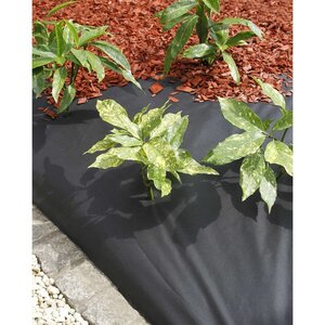 Nature Anitworteldoek 120 G/M² 1X10 M Zwart 1 x 10 m (120 g/m²)