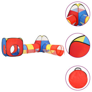 Kinderspeeltent 90X264X90 Cm Meerkleurig Rood