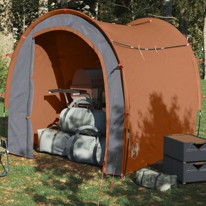 Opbergtent 204X83X78 Cm 85T Taft En Oranje Grijs