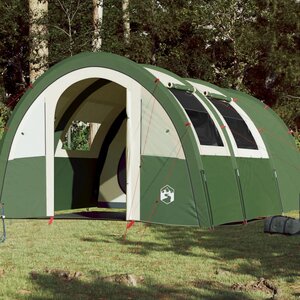 Tent 4-Persoons 483X340X193 Cm 185T Taft Groen