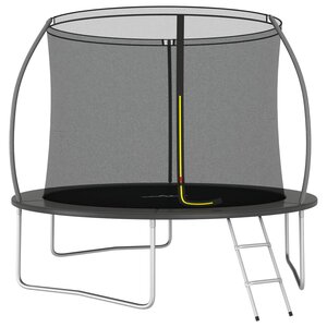 Trampolineset Rond 50 Kg 305X76 Cm Ø 305 x 76 cm Grijs