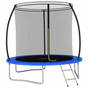 Trampolineset Rond 00 Kg 244X55 Cm Ø 244 x 55 cm Blauw