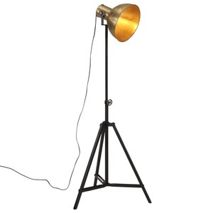 Vloerlamp 25 W E27 61x61x90/150 cm antiek messingkleurig