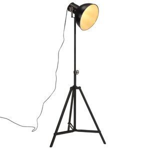 Vloerlamp 25 W E27 61x61x90/150 cm zwart