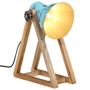 Bureaulamp 25 W E27 30x17x40 cm verweerd blauw