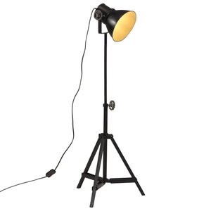 Vloerlamp 25 W E27 35x35x65/95 cm zwart