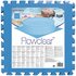 Bestway Zwembadbodembeschermers 8 St Blauw 58220_