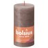 Bolsius Stompkaarsen Shine 4 St Rustiek 130X68 Mm Rustiek Taupe 130 x 68 mm Rustiektaupe_