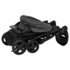 Kinderwagen 2-In-1 Staal Donkergrijs En Zwart_