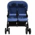 Tweelingkinderwagen Staal Marineblauw_