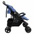 Tweelingkinderwagen Staal Marineblauw_