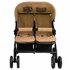 Tweelingkinderwagen Staal Taupe_