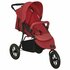 Kinderwagen Staal Rood_