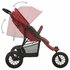 Kinderwagen Staal Rood_