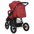 Kinderwagen Staal Rood_