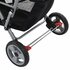 Kinderwagen Dubbel Staal Roze En Zwart_