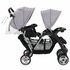 Kinderwagen Dubbel Staal Grijs En Zwart_