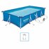 Bestway Steel Pro Zwembadset Rechthoekig 400X211X81 Cm 56424 Donkergrijs_