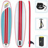 Bestway Hydro-Force Stand Up Paddleboard Compact Surf 8 243X57X7 Cm Donkergrijs_