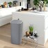 Eko Afvalbak Met Sensor Morandi 30 L Grijs 27.1 x 27.1 x 59.1 cm_