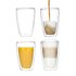 Hi 2-Delige Glazenset Latte Macchiato 400 Ml Transparant_