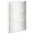 Schoenenkast Met Spiegel 5-Laags 63X7X69,5 Cm 1 Hoogglans wit_