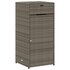 Tuinkast Poly Rattan 55 x 55 x 111 cm Grijs_